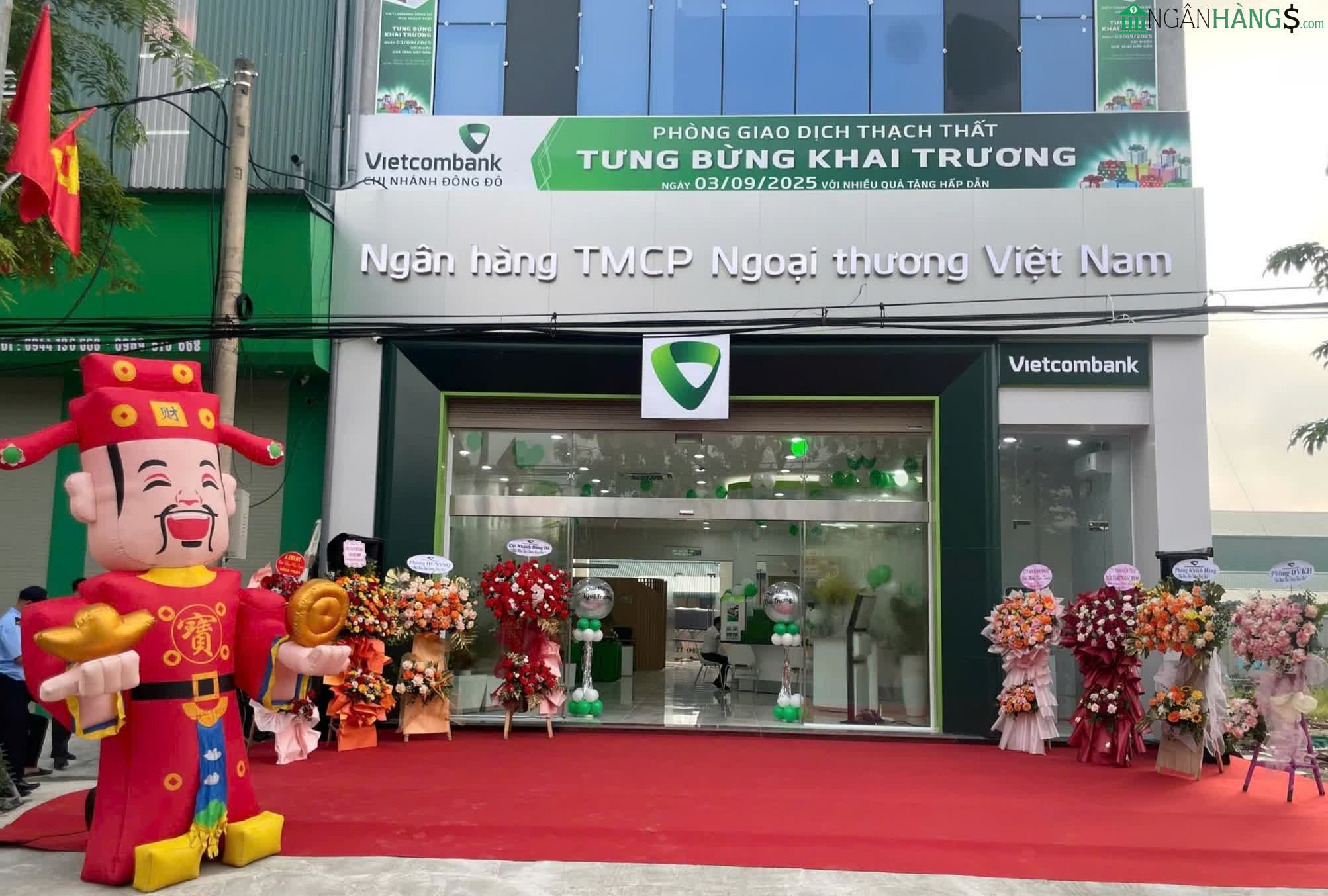 Ảnh Ngân hàng Ngoại thương Vietcombank Phòng giao dịch Thạch Thất 1